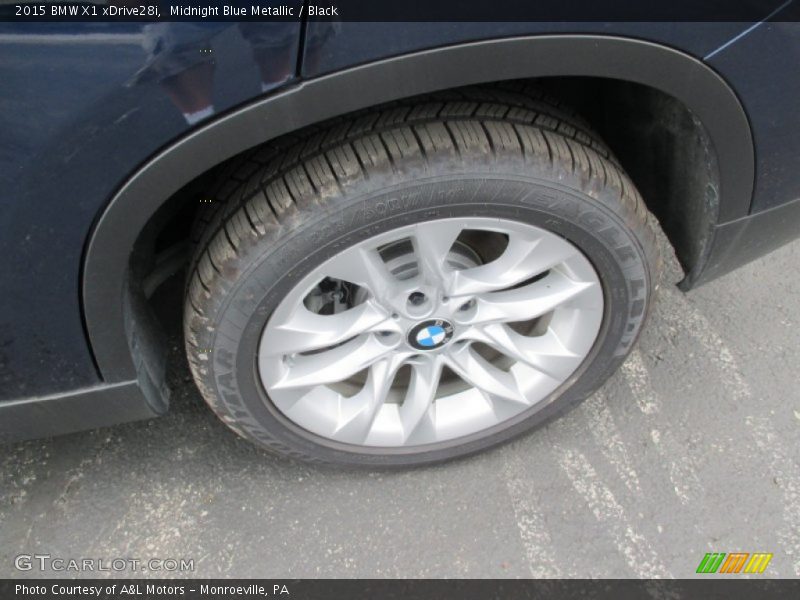 Midnight Blue Metallic / Black 2015 BMW X1 xDrive28i