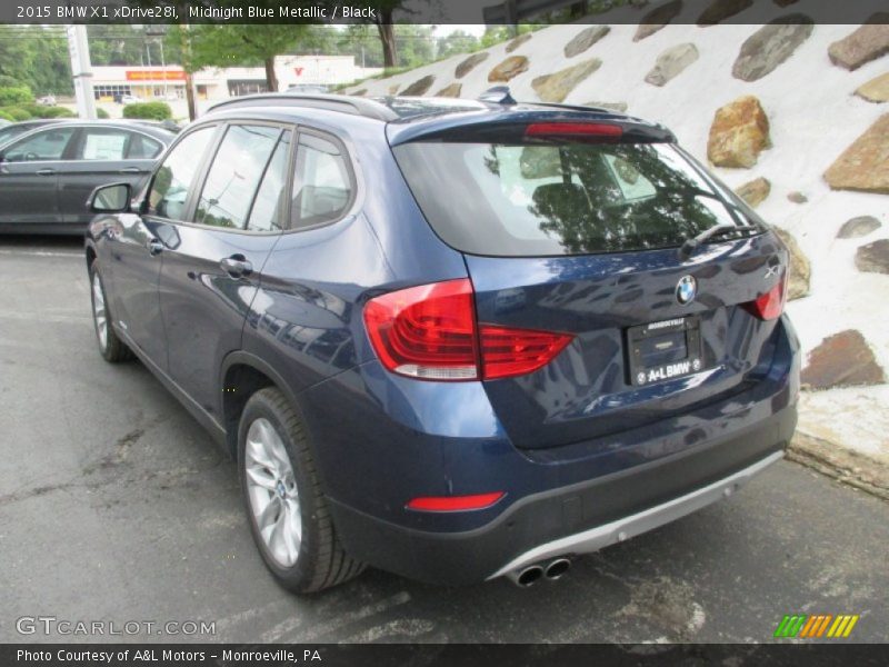 Midnight Blue Metallic / Black 2015 BMW X1 xDrive28i