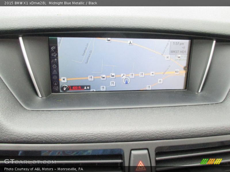 Midnight Blue Metallic / Black 2015 BMW X1 xDrive28i