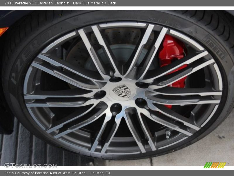 Dark Blue Metallic / Black 2015 Porsche 911 Carrera S Cabriolet