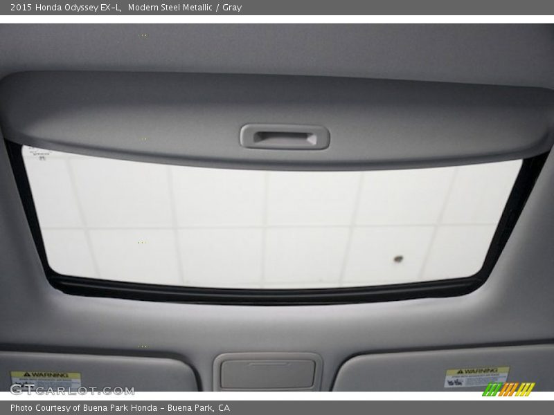 Modern Steel Metallic / Gray 2015 Honda Odyssey EX-L
