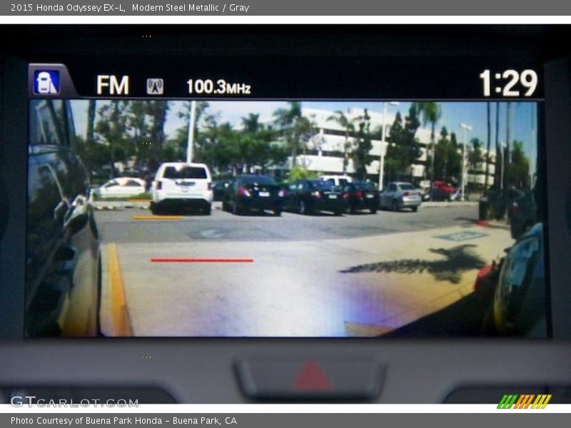 Modern Steel Metallic / Gray 2015 Honda Odyssey EX-L