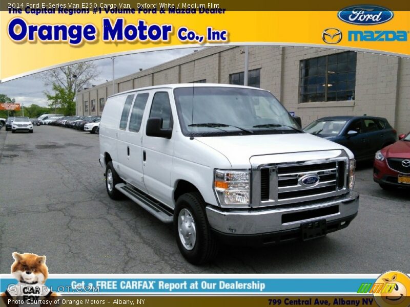 Oxford White / Medium Flint 2014 Ford E-Series Van E250 Cargo Van