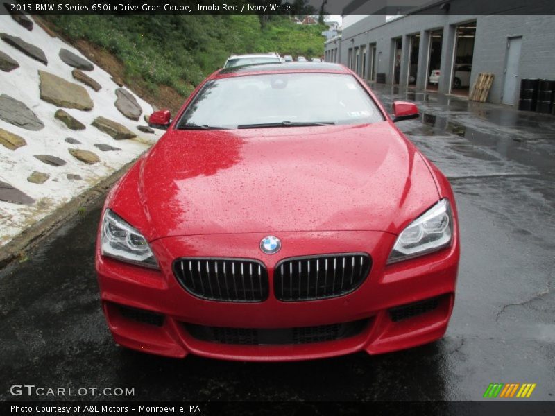 Imola Red / Ivory White 2015 BMW 6 Series 650i xDrive Gran Coupe