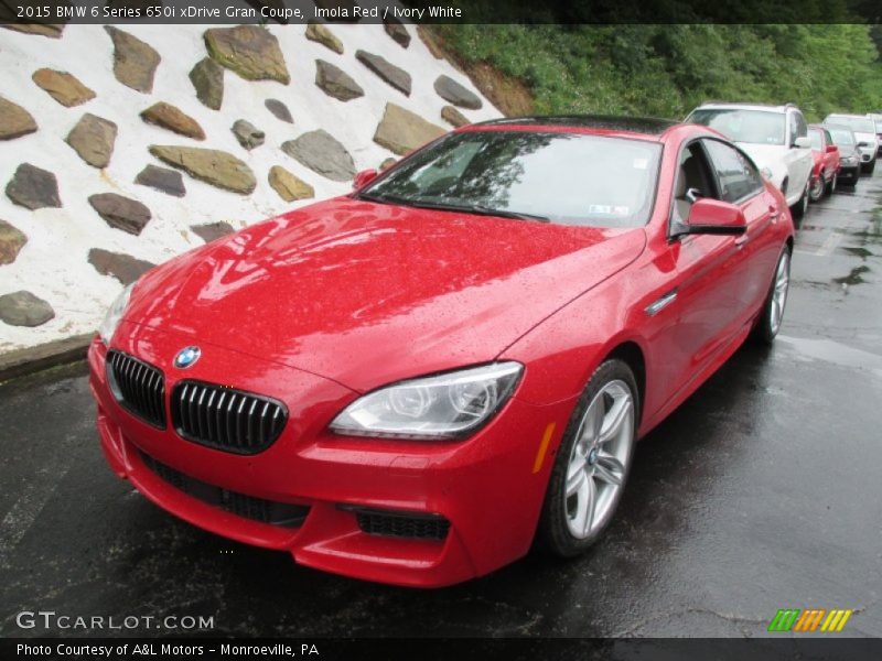 Front 3/4 View of 2015 6 Series 650i xDrive Gran Coupe