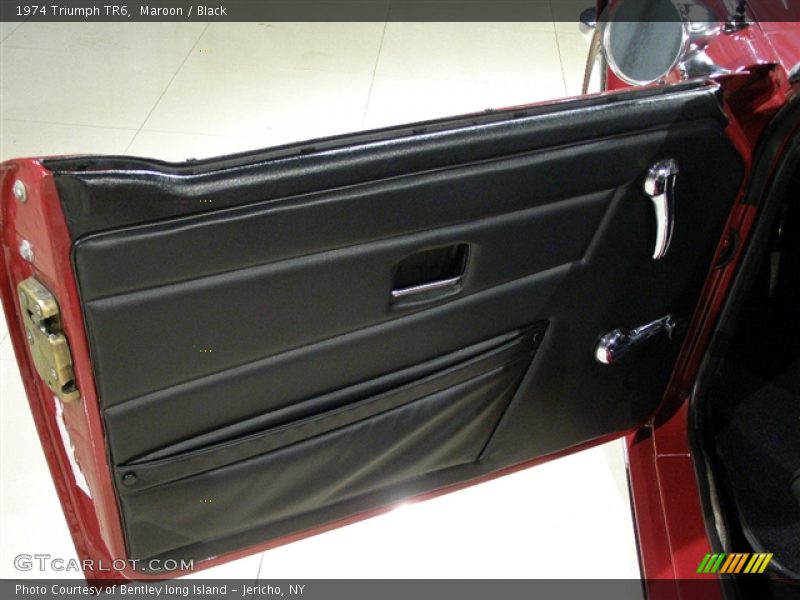 Maroon / Black 1974 Triumph TR6
