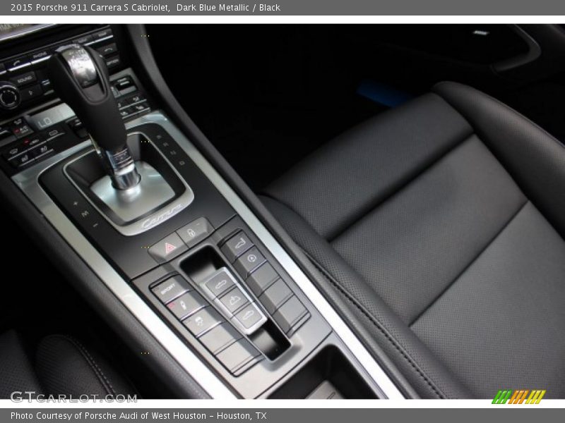 Dark Blue Metallic / Black 2015 Porsche 911 Carrera S Cabriolet