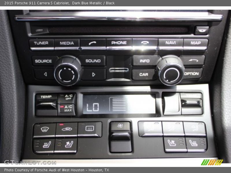 Controls of 2015 911 Carrera S Cabriolet