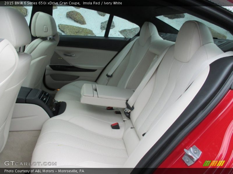 Rear Seat of 2015 6 Series 650i xDrive Gran Coupe