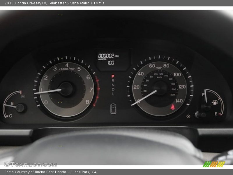 Alabaster Silver Metallic / Truffle 2015 Honda Odyssey LX