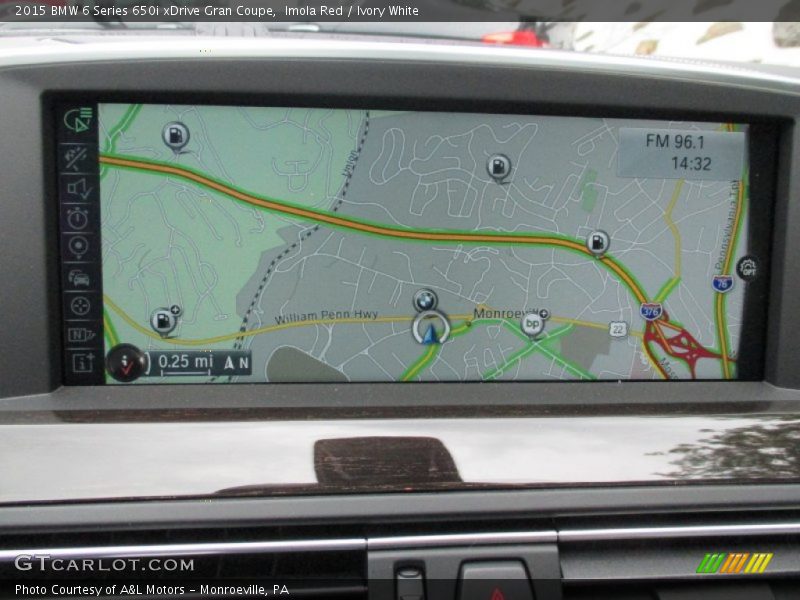 Navigation of 2015 6 Series 650i xDrive Gran Coupe