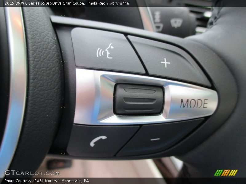 Controls of 2015 6 Series 650i xDrive Gran Coupe