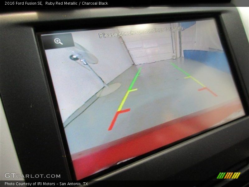 Ruby Red Metallic / Charcoal Black 2016 Ford Fusion SE