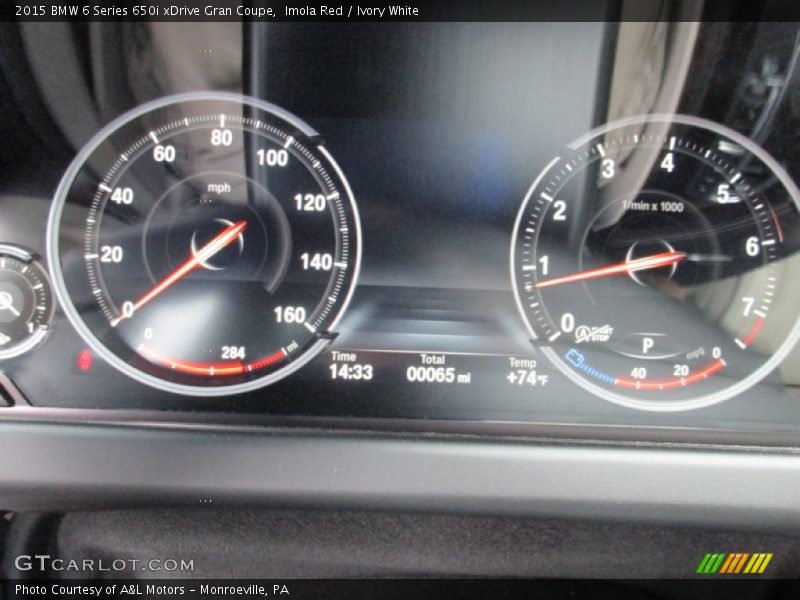 Imola Red / Ivory White 2015 BMW 6 Series 650i xDrive Gran Coupe