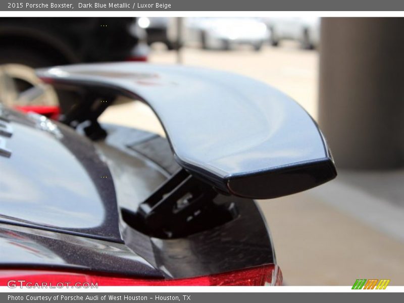 Dark Blue Metallic / Luxor Beige 2015 Porsche Boxster