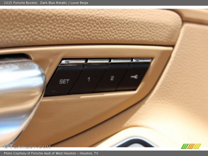 Dark Blue Metallic / Luxor Beige 2015 Porsche Boxster