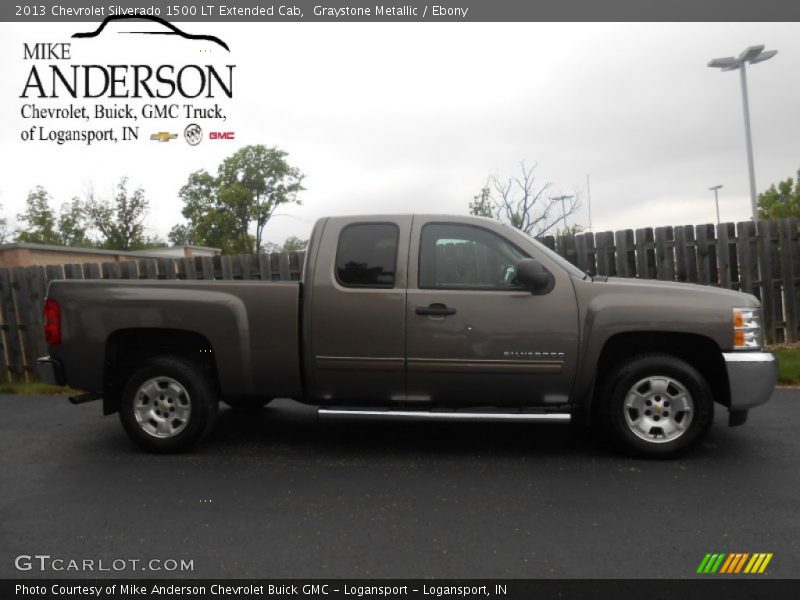 Graystone Metallic / Ebony 2013 Chevrolet Silverado 1500 LT Extended Cab