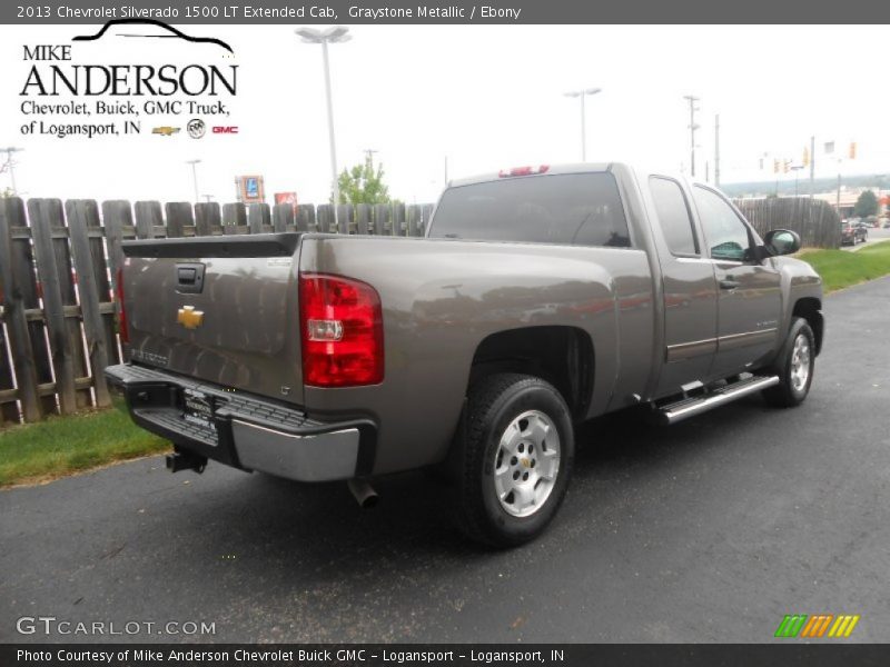 Graystone Metallic / Ebony 2013 Chevrolet Silverado 1500 LT Extended Cab