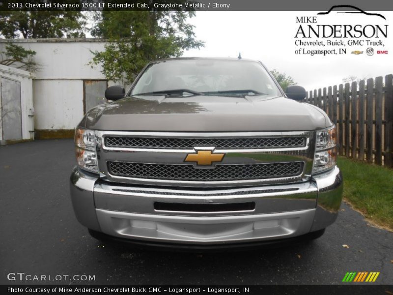 Graystone Metallic / Ebony 2013 Chevrolet Silverado 1500 LT Extended Cab