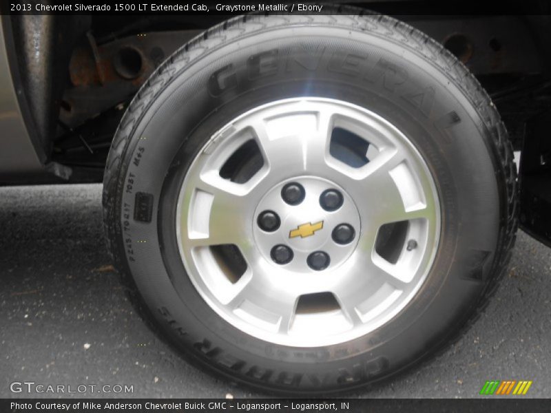 Graystone Metallic / Ebony 2013 Chevrolet Silverado 1500 LT Extended Cab