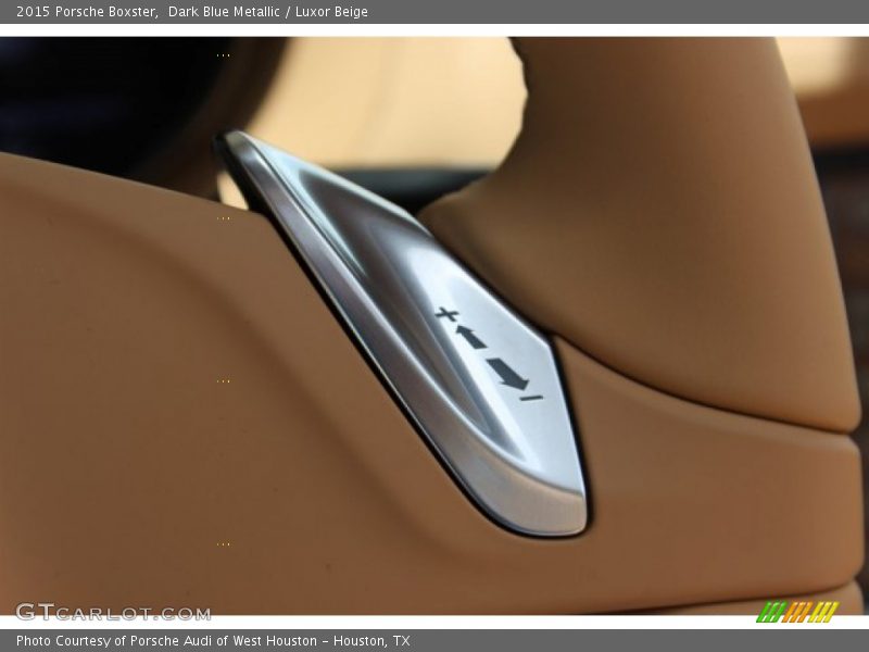 Dark Blue Metallic / Luxor Beige 2015 Porsche Boxster