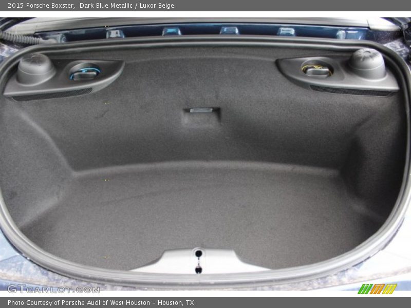 Dark Blue Metallic / Luxor Beige 2015 Porsche Boxster