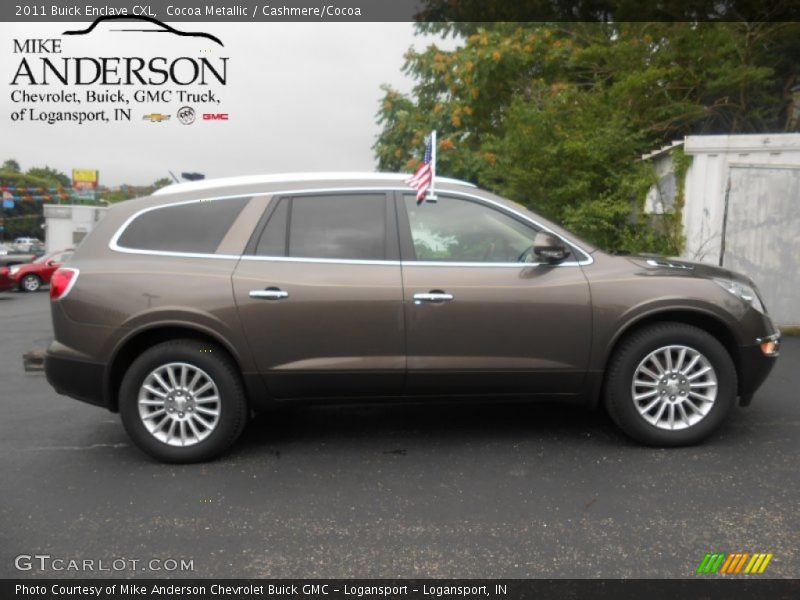 Cocoa Metallic / Cashmere/Cocoa 2011 Buick Enclave CXL