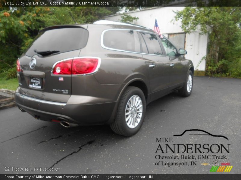 Cocoa Metallic / Cashmere/Cocoa 2011 Buick Enclave CXL