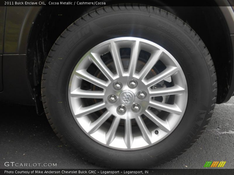 Cocoa Metallic / Cashmere/Cocoa 2011 Buick Enclave CXL
