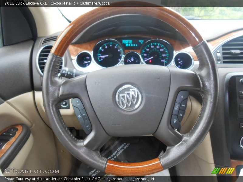 Cocoa Metallic / Cashmere/Cocoa 2011 Buick Enclave CXL