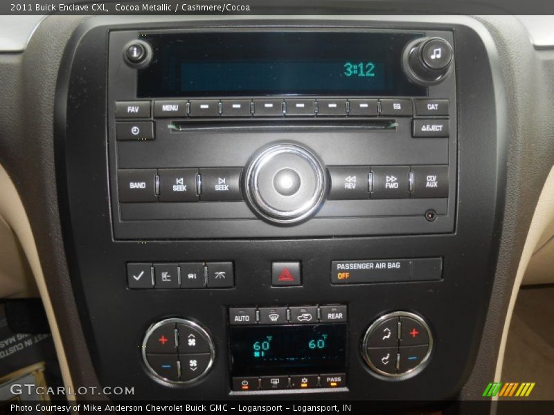 Cocoa Metallic / Cashmere/Cocoa 2011 Buick Enclave CXL
