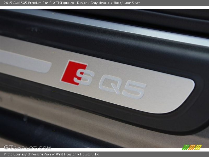 Daytona Gray Metallic / Black/Lunar Silver 2015 Audi SQ5 Premium Plus 3.0 TFSI quattro