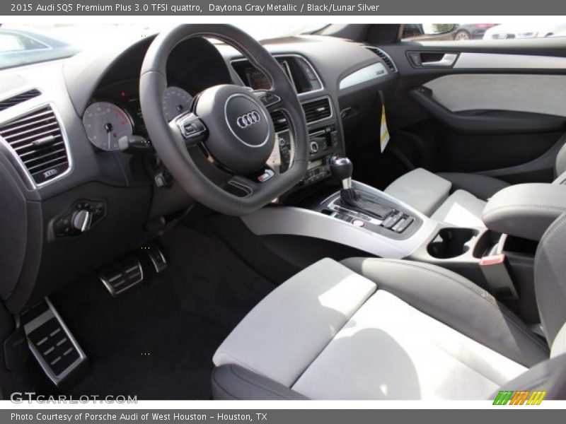 Daytona Gray Metallic / Black/Lunar Silver 2015 Audi SQ5 Premium Plus 3.0 TFSI quattro