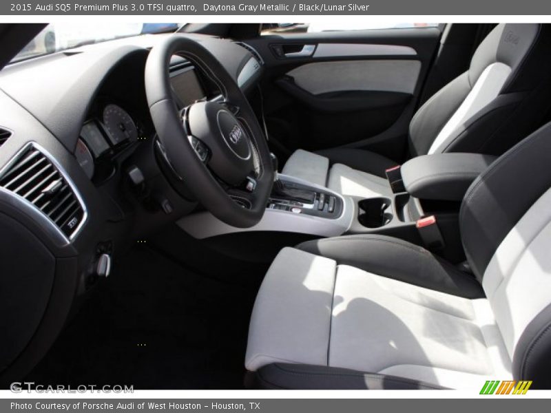 Daytona Gray Metallic / Black/Lunar Silver 2015 Audi SQ5 Premium Plus 3.0 TFSI quattro