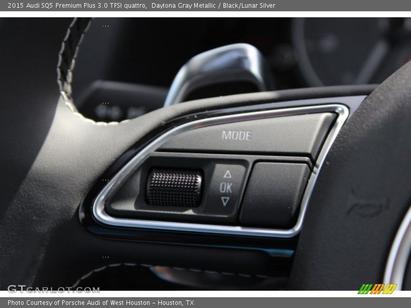 Daytona Gray Metallic / Black/Lunar Silver 2015 Audi SQ5 Premium Plus 3.0 TFSI quattro