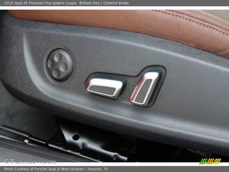 Brilliant Red / Chestnut Brown 2015 Audi A5 Premium Plus quattro Coupe