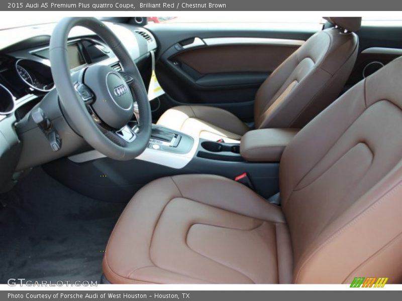 Front Seat of 2015 A5 Premium Plus quattro Coupe