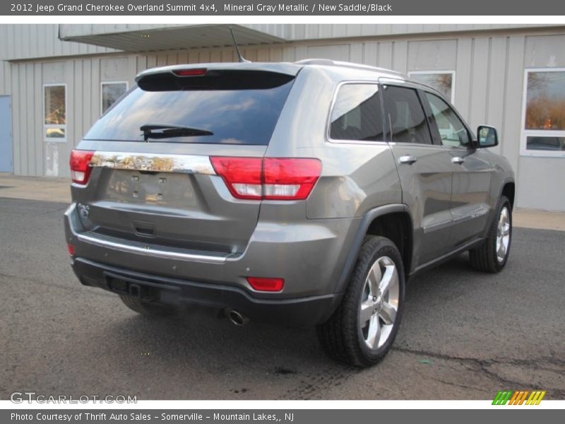 Mineral Gray Metallic / New Saddle/Black 2012 Jeep Grand Cherokee Overland Summit 4x4