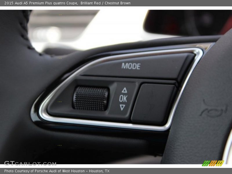 Brilliant Red / Chestnut Brown 2015 Audi A5 Premium Plus quattro Coupe