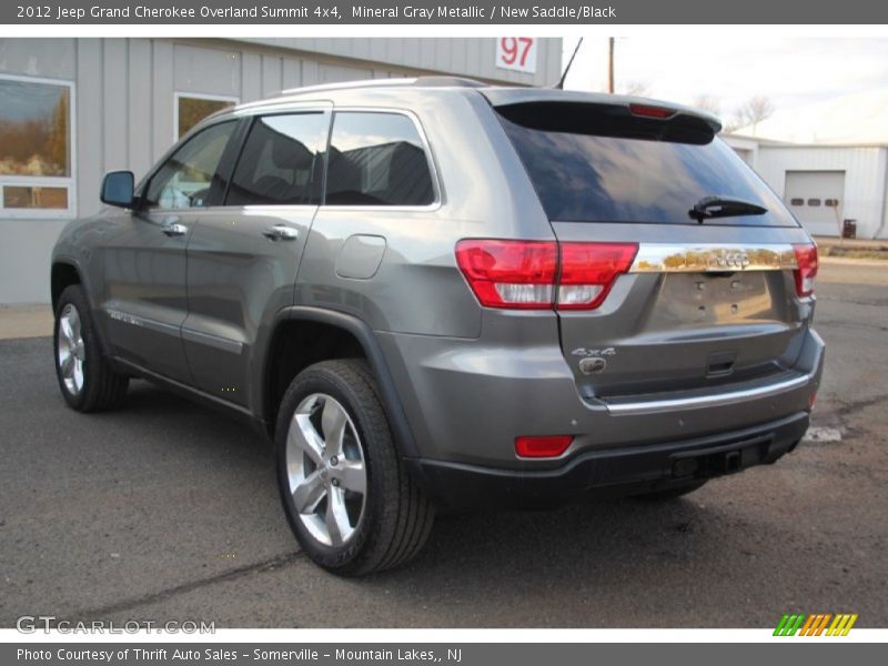 Mineral Gray Metallic / New Saddle/Black 2012 Jeep Grand Cherokee Overland Summit 4x4