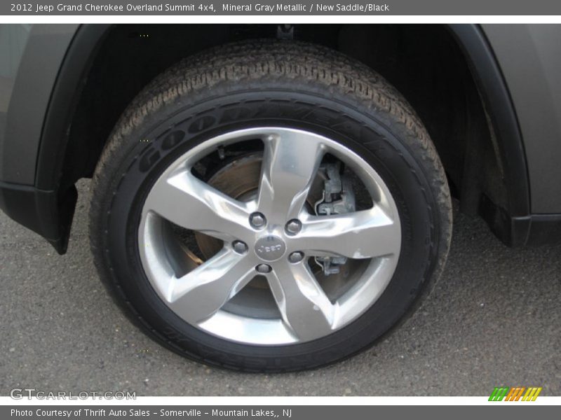 Mineral Gray Metallic / New Saddle/Black 2012 Jeep Grand Cherokee Overland Summit 4x4