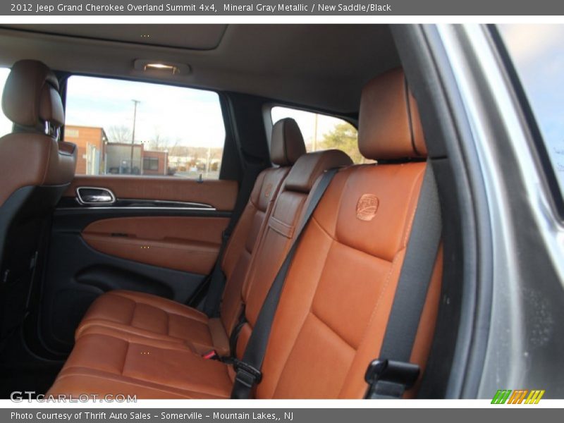 Mineral Gray Metallic / New Saddle/Black 2012 Jeep Grand Cherokee Overland Summit 4x4