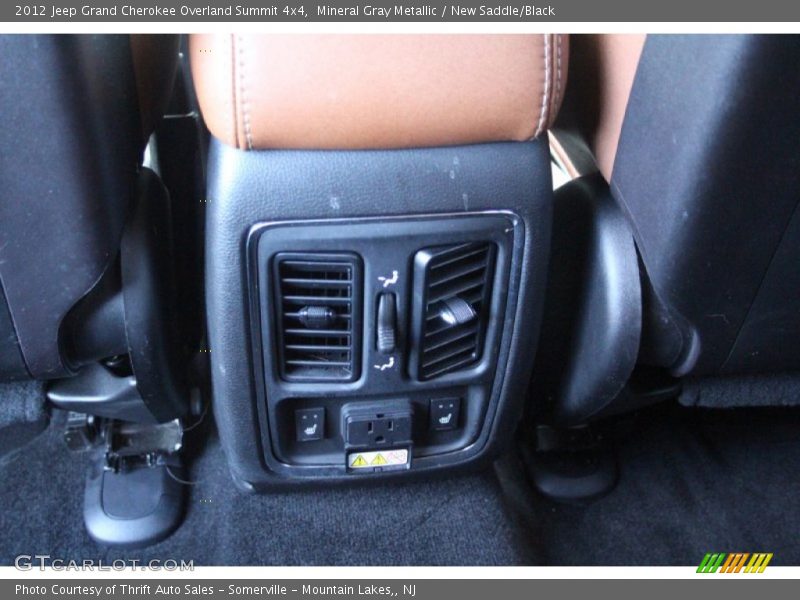Mineral Gray Metallic / New Saddle/Black 2012 Jeep Grand Cherokee Overland Summit 4x4