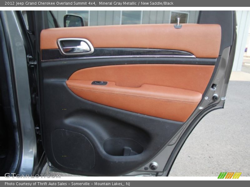 Mineral Gray Metallic / New Saddle/Black 2012 Jeep Grand Cherokee Overland Summit 4x4
