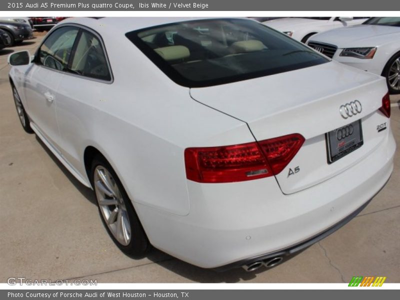 Ibis White / Velvet Beige 2015 Audi A5 Premium Plus quattro Coupe