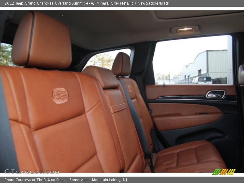 Mineral Gray Metallic / New Saddle/Black 2012 Jeep Grand Cherokee Overland Summit 4x4