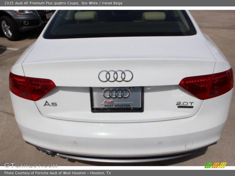 Ibis White / Velvet Beige 2015 Audi A5 Premium Plus quattro Coupe