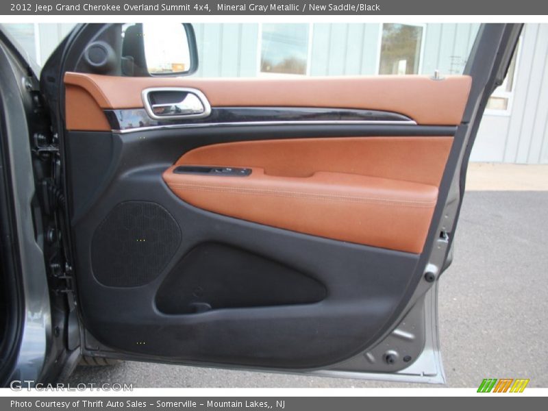 Mineral Gray Metallic / New Saddle/Black 2012 Jeep Grand Cherokee Overland Summit 4x4