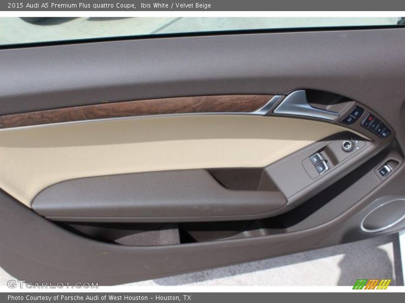 Ibis White / Velvet Beige 2015 Audi A5 Premium Plus quattro Coupe