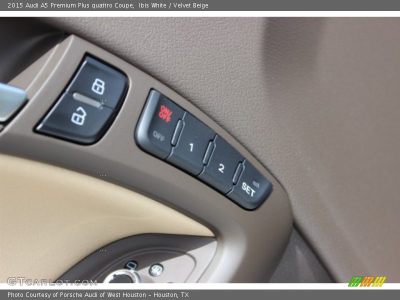 Ibis White / Velvet Beige 2015 Audi A5 Premium Plus quattro Coupe